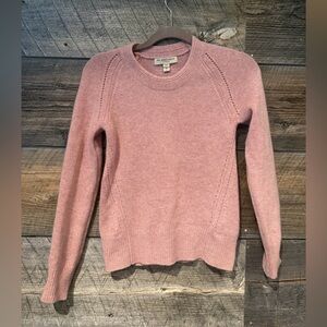 Burberry Dusty Rose Crew Neck Sweater